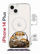Чехол-накладка Apple iPhone 14 Plus (625962) Kruche PRINT тигр первый снег