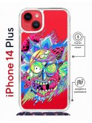 Чехол-накладка iPhone 14 Plus Kruche Magrope Print  Многоликий Рик