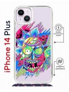Чехол-накладка iPhone 14 Plus Kruche Magrope Print  Многоликий Рик