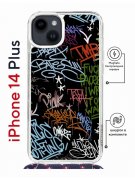 Чехол-накладка Apple iPhone 14 Plus (625962) Kruche PRINT Граффити