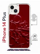 Чехол-накладка iPhone 14 Plus Kruche Magrope Print Dior