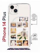 Чехол-накладка Apple iPhone 14 Plus (625962) Kruche PRINT Коты-Мемы