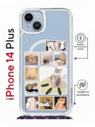 Чехол-накладка Apple iPhone 14 Plus (625962) Kruche PRINT Коты-Мемы