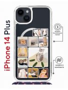 Чехол-накладка Apple iPhone 14 Plus (625962) Kruche PRINT Коты-Мемы