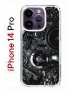 Чехол-накладка Apple iPhone 14 Pro (625958) Kruche PRINT Двигатель