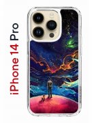 Чехол-накладка Apple iPhone 14 Pro (625958) Kruche PRINT Маленький принц