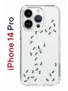 Чехол-накладка iPhone 14 Pro Kruche Print Муравьи