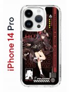 Чехол-накладка Apple iPhone 14 Pro (625958) Kruche PRINT Hu Tao Genshin