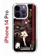 Чехол-накладка Apple iPhone 14 Pro (625958) Kruche PRINT Hu Tao Genshin