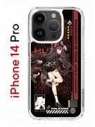 Чехол-накладка Apple iPhone 14 Pro (625958) Kruche PRINT Hu Tao Genshin