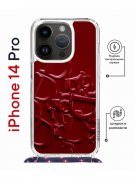 Чехол-накладка iPhone 14 Pro Kruche Magrope Print Dior