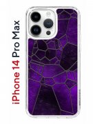 Чехол-накладка iPhone 14 Pro Max Kruche Print Витраж
