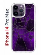 Чехол-накладка iPhone 14 Pro Max Kruche Print Витраж