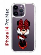 Чехол-накладка iPhone 14 Pro Max Kruche Print Минни