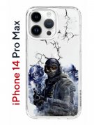 Чехол-накладка iPhone 14 Pro Max Kruche Print Call of Duty