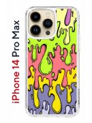 Чехол-накладка iPhone 14 Pro Max Kruche Print Абстракция Капли