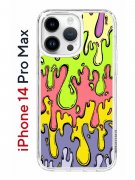 Чехол-накладка iPhone 14 Pro Max Kruche Print Абстракция Капли