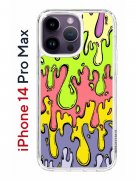 Чехол-накладка iPhone 14 Pro Max Kruche Print Абстракция Капли