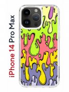 Чехол-накладка iPhone 14 Pro Max Kruche Print Абстракция Капли