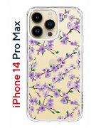 Чехол-накладка iPhone 14 Pro Max Kruche Print Сакура