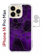 Чехол-накладка iPhone 14 Pro Max Kruche Magnet Print Витраж