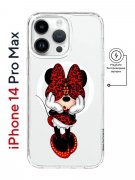 Чехол-накладка iPhone 14 Pro Max Kruche Magnet Print Минни