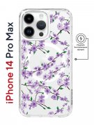 Чехол-накладка iPhone 14 Pro Max Kruche Magnet Print Сакура
