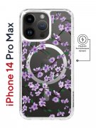 Чехол-накладка iPhone 14 Pro Max Kruche Magnet Print Сакура