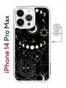 Чехол-накладка iPhone 14 Pro Max Kruche Magnet Print Space