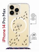 Чехол-накладка Apple iPhone 14 Pro Max (625963) Kruche PRINT Муравьи