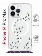 Чехол-накладка Apple iPhone 14 Pro Max (625963) Kruche PRINT Муравьи