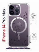 Чехол-накладка Apple iPhone 14 Pro Max (625963) Kruche PRINT Муравьи