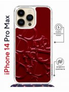 Чехол-накладка iPhone 14 Pro Max Kruche Magrope Print Dior