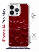 Чехол-накладка iPhone 14 Pro Max Kruche Magrope Print Dior