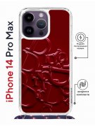 Чехол-накладка iPhone 14 Pro Max Kruche Magrope Print Dior