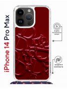 Чехол-накладка iPhone 14 Pro Max Kruche Magrope Print Dior