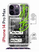 Чехол-накладка iPhone 14 Pro Max Kruche Print Magrope Money Easy