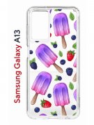 Чехол-накладка Samsung Galaxy A13 (630896) Kruche PRINT Ice Cream