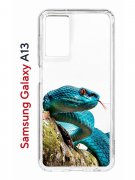 Чехол-накладка Samsung Galaxy A13 (630896) Kruche PRINT Змея