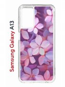 Чехол-накладка Samsung Galaxy A13 (630896) Kruche PRINT Гортензия