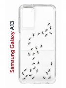 Чехол-накладка Samsung Galaxy A13 Kruche Print Муравьи