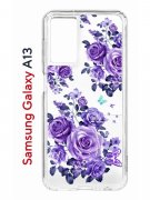 Чехол-накладка Samsung Galaxy A13 (630896) Kruche PRINT Roses