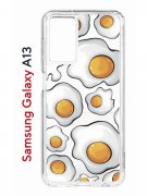 Чехол-накладка Samsung Galaxy A13 (630896) Kruche PRINT Глазунья