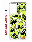 Чехол-накладка Samsung Galaxy A13 (630896) Kruche PRINT Инопланетянин