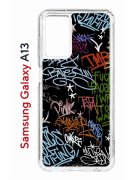 Чехол-накладка Samsung Galaxy A13 Kruche Print Граффити