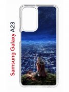 Чехол-накладка Samsung Galaxy A23 (630893) Kruche PRINT Ночные Огни