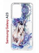 Чехол-накладка Samsung Galaxy A23 Kruche Print Грация