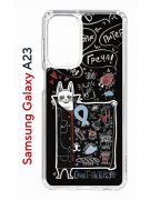 Чехол-накладка Samsung Galaxy A23 (630893) Kruche PRINT Кот Питер