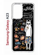 Чехол-накладка Samsung Galaxy A23 (630893) Kruche PRINT Кот Сочи