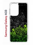 Чехол-накладка Samsung Galaxy A33 (630895) Kruche PRINT Garage